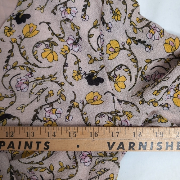 Nordstrom Rack (Cashmere and Cupcake Pink Frilly Floral Patterned Dress, Size S - Picture 5 of 9